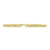 Image 4 : 14K Gold 1.75 ctw Round Fancy Champagne Diamond "S" Link Line Tennis Bracelet
