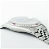 Image 9 : Rolex Mens Stainless Steel Black String Diamond Lugs And Ruby Datejust 36MM