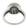 Image 6 : Estate 10K White Gold 0.24 ctw Fancy Brown Diamond Domed Statement Band Ring