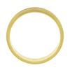 Image 5 : NEW Mens 14k Yellow Gold 5.6mm Grooved Brushed Finish Dome Wedding Band Ring