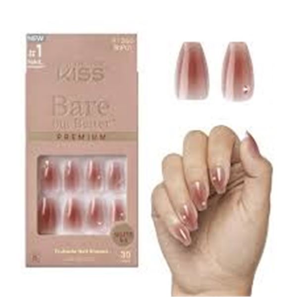 NEW 30 NAILS KISS BARE BUT BETTER PREMIUM NAILS