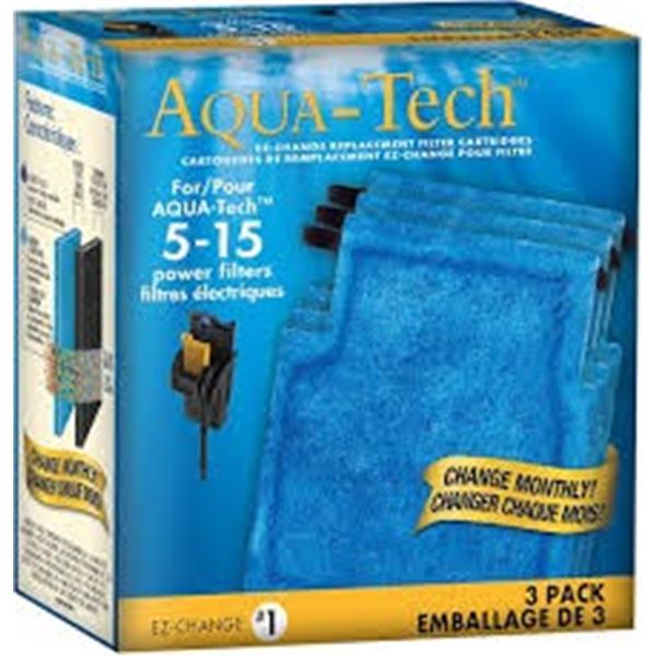 NEW 3 PACK AQUA-TECH REPLACEMENT FILTERS