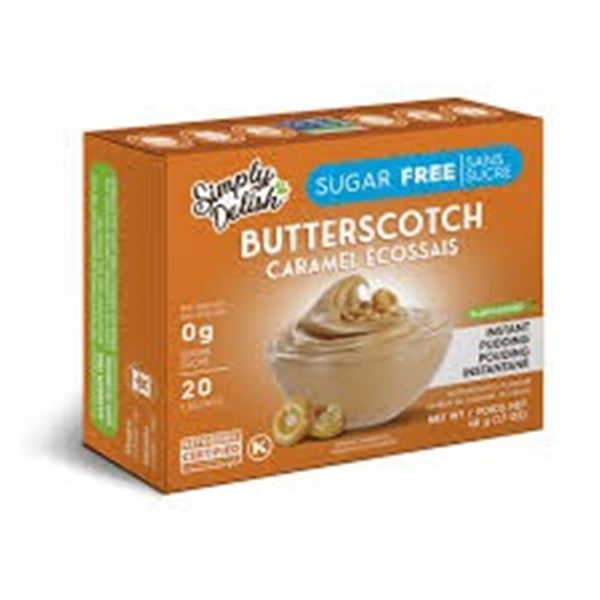NEW 6 X 48G SIMPLY DELISH BUTTERSCOTCH CARAMEL