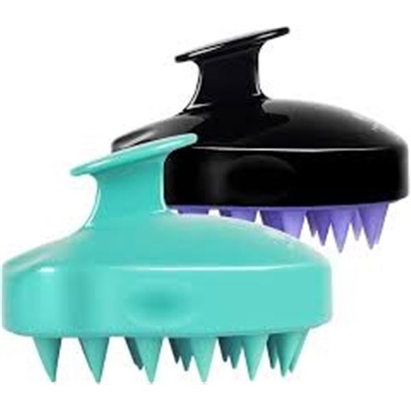 NEW 2 PACK HEETA HAIR SCALP MASSAGE SHAMPOO BRUSH