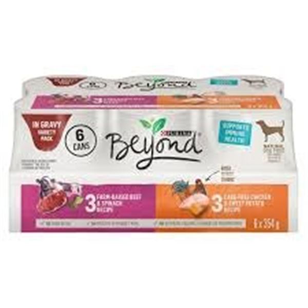 NEW 6 X 354G PURINA BEYOND GRAVY VARIETY PACK