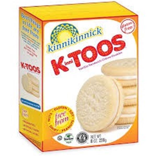 NEW 220G KINNIKINNICK VANILLA SANDWICH CREME COOKI