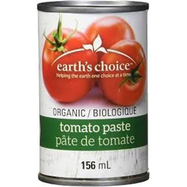 NEW 24 X 156ML EARTHS CHOICE TOMATO PASTE
