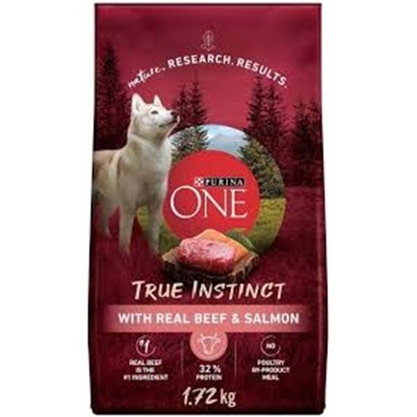 NEW 1.72KG PURINA ONE TRUE INSTINCT REAL BEEF