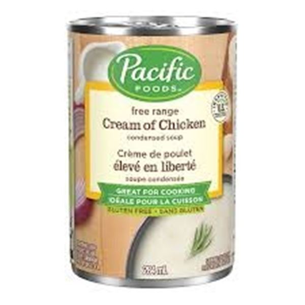 NEW 284ML PACIFIC FOODS CREAM OF CHICKEN SOUP