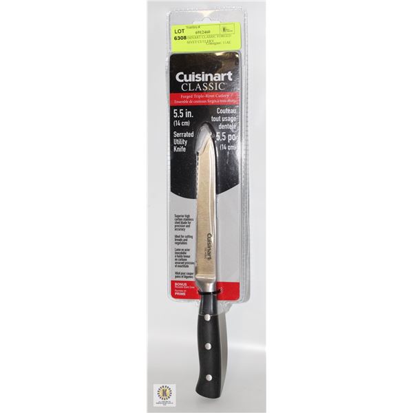 NEW CUISINART CLASSIC FORGED TRIPLE-RIVET CUTLERY