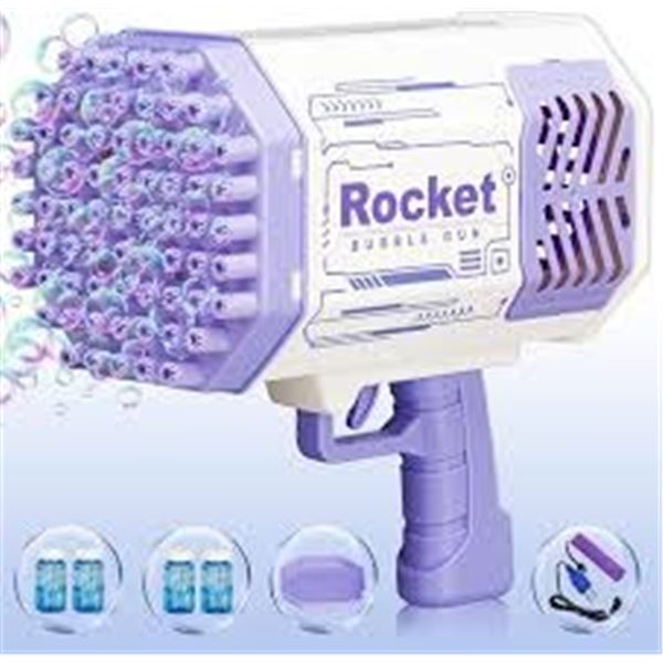 NEW REPACKED 69 HOLES ROCKET BUBBLE GUN