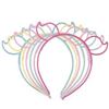 Image 1 : NEW 12 PIECES XIMA PIG EAR PLASTIC HEADBANDS