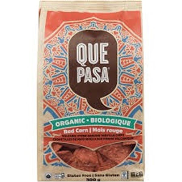NEW 2 X 300G QUE PASA ORGANIC RED CORN