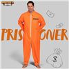 Image 1 : NEW SPOOKTACULAR ADULT UNISEX PRISONER JUMPSUIT