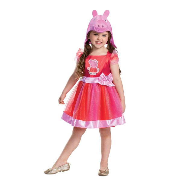 NEW PEGGA PIG DELUXE TODDLER MEDIUM COSTUME