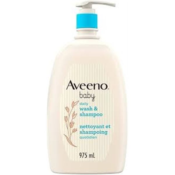 NEW 975ML AVEENO BABY DAILY WASH & SHAMPOO