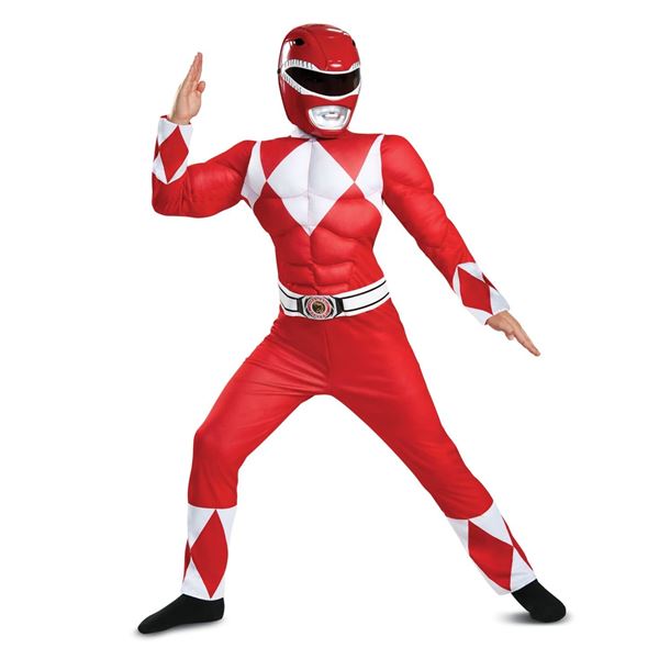NEW POWER RANGERS RED RANGER SMALL KIDS COSTUME