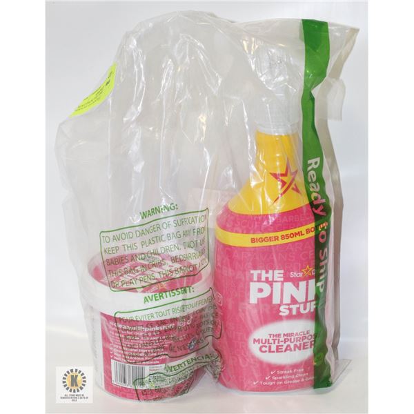 NEW 2 PACK THE PINK STUFF MIRACLE CLEANING PASTE