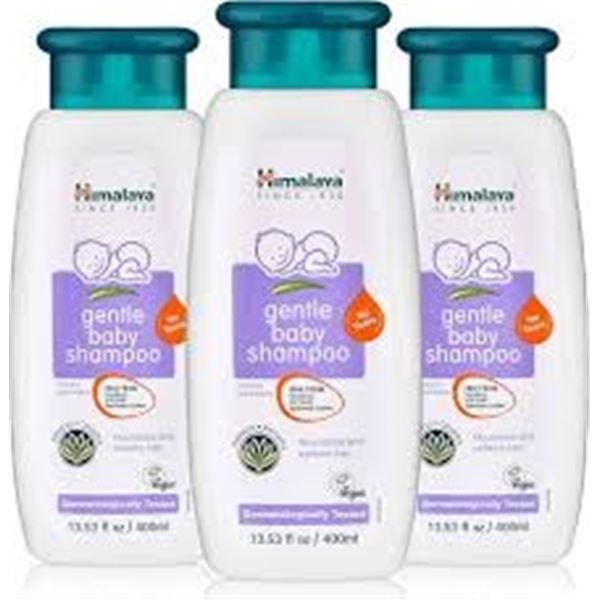 NEW 3 X 400ML HIMALAYA GENTLE BABY SHAMPOO