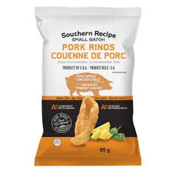 NEW 2 X 85G SOUTHERN RECIPE PORK RINDS PINEAPPLE