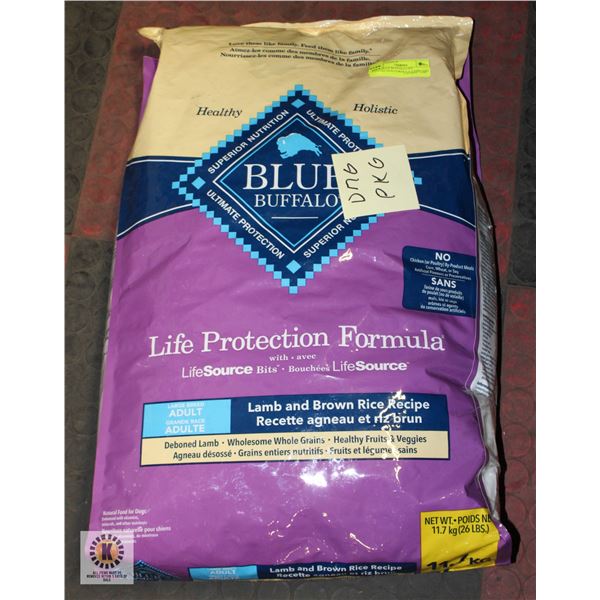 NEW BLUE BUFFALO LIFE PROTECTION FORMULA LAMB AND