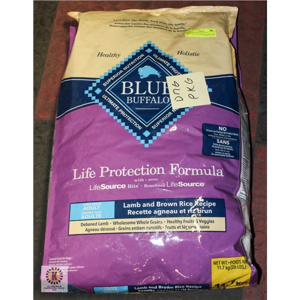 NEW BLUE BUFFALO LIFE PROTECTION FORMULA LAMB AND