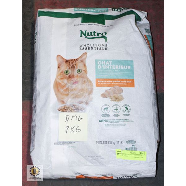 NEW NUTRO INDOOR CAT FOOD 14LB BAG