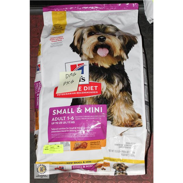 NEW HILLS SCIENCE DIET SMALL AND MINI CHICKEN AND