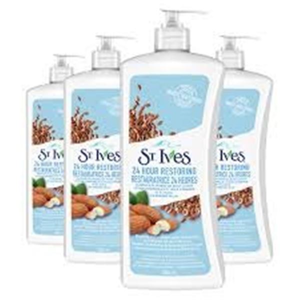 NEW 4 X 600ML STIVES LTN RESTORING ALMOND