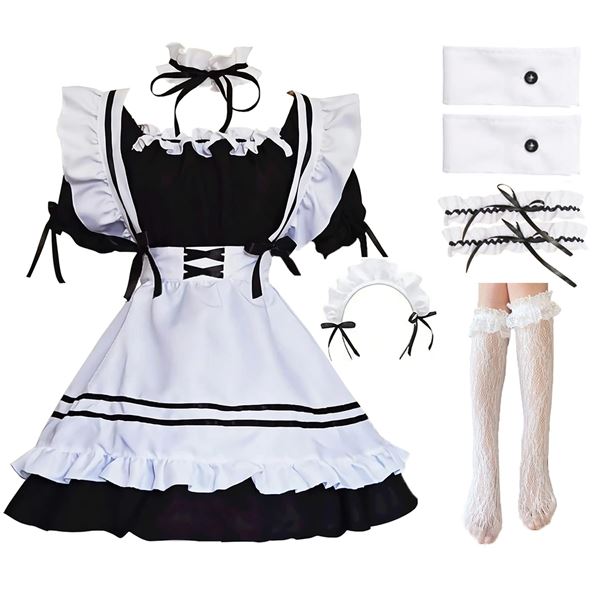 NEW JAPANESE ANIME COSPLAY FOR WOMEN 2XL MAID