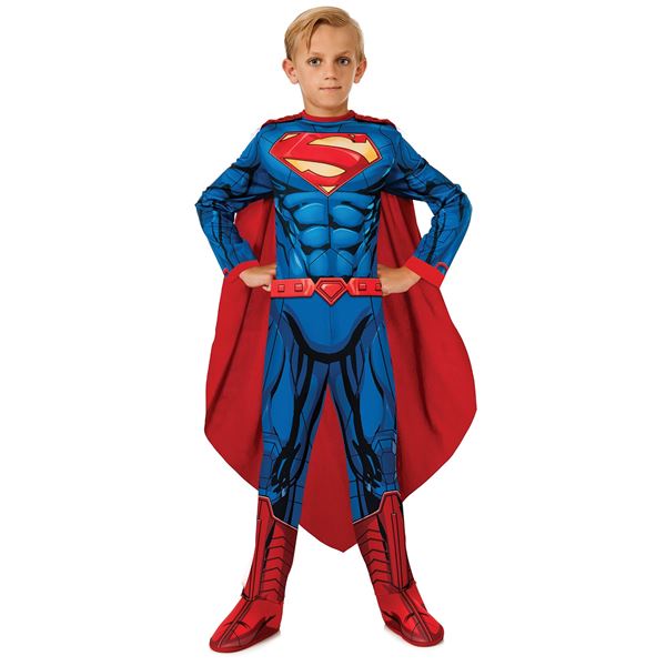 NEW DC SUPERMAN CHILD COSTUME SMALL