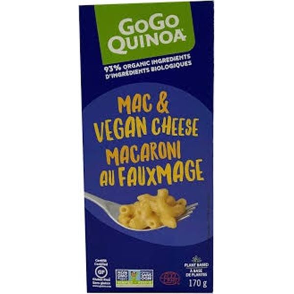 NEW 170G GOGO QUINOA VEGAN MAC