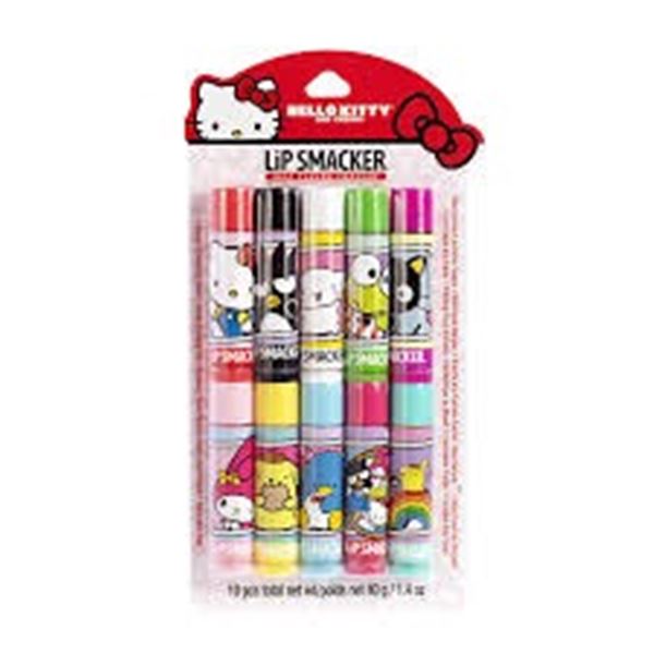 NEW 10 PIECE HELLO KITTY LIP SMACKERS CHAPSTICK