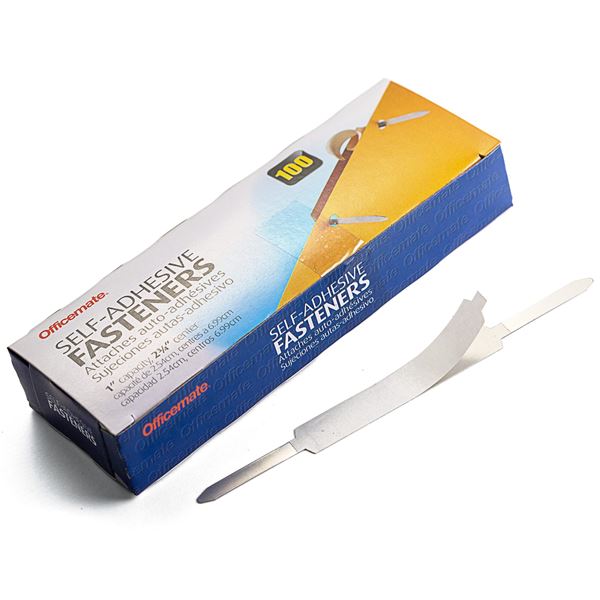 NEW 100 OFFICEMATE SELF-ADHESIVE FASTENERS