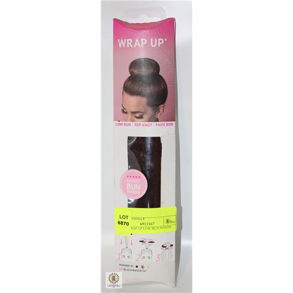 NEW WRAP UP LOW BUN MAKER