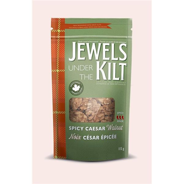 NEW 115G JEWELS KILT SPICY CAESAR WALNUT