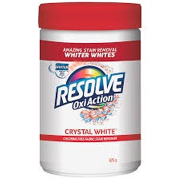 NEW 625G RESOLVE OXI ACTION CRYSTAL WHITE