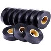 Image 1 : NEW 10 ROLLS BLACK ELECTRICAL TAPE 66.5 FT LONG