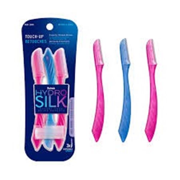 NEW 3 DISPOSABLE SCHICK HYDRO SILK FACE BROWS