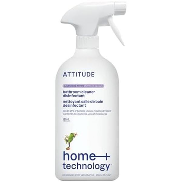 NEW 800ML ATTITUDE LAVENDER BATHROOM CLEANER