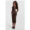 Image 1 : NEW ARACH & GLOZ SMALL BROWN DRESS