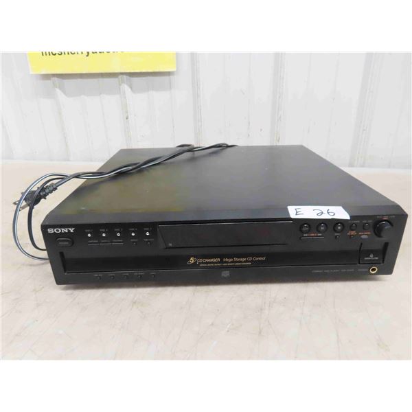 Sony 5 Disc Changer Model CDP-CE575 