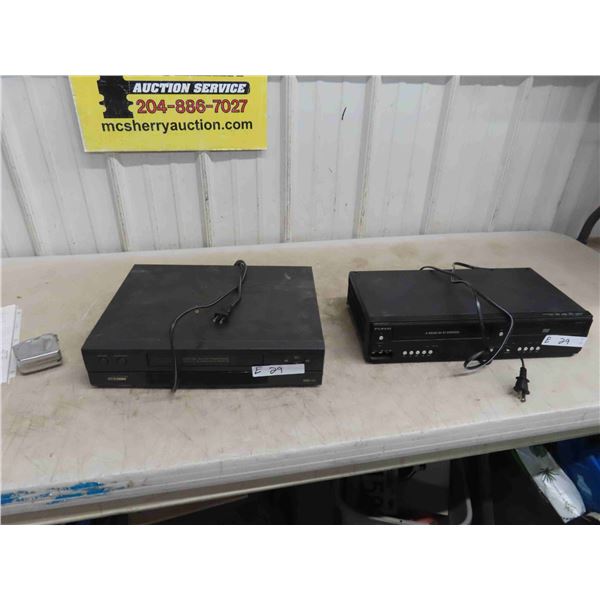 Funai VHS/DVD Combo Player, Samsung VHS 