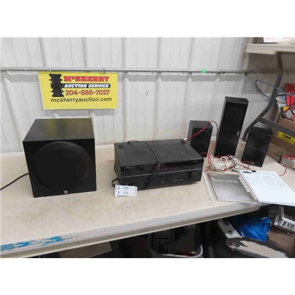 New Yamaha Natural Sound AV Receiver RX-V477 with 