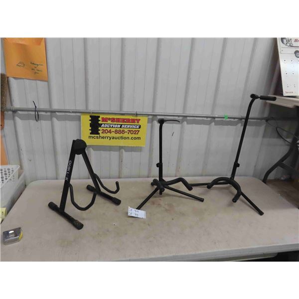 3 Guitar Stands 