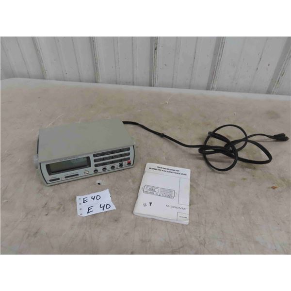 Micronta True RMS Multimeter 