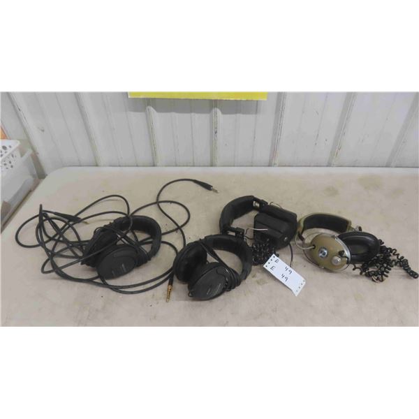 4 Head Sets (2) Genexxa Pro 817 , (1) Futura, (1) 