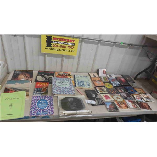 Music/Instrument Books, CDs (Mainly Country)