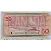 Image 7 : Canada Bills (3):  - $100 Bill 1988 : Thiessen/Crow #AJN6217119 - $50 Bill 1988 : Thiessen/Crow #FHK