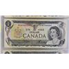 Image 3 : Canada $1 Bills 1973 (3): - Crow/Bouey #BCT7213429 - Crow/Bouey #BCN7905387 - Crow/Bouey #ECJ6027320
